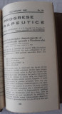 REVISTA PROGRESE TERAPEUTICE (10 NUMERE COLIGATE) IANUARIE-DECEMBRIE 1942