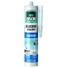 BISON Silicon Sanitar Transparent 280ml, Aderenta Excelenta, Rezistent la Apa