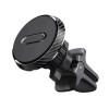 Suport Auto Magnetic Flippy 360&deg; Grila, 50mm, Ajustabil, 4 Magneti, Universal, Negru