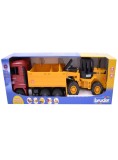 Set Bruder Man Tga Construction Truck &amp; Articulated Loader (br2752)