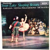 Tchaikovsky. Karajan - Swan Lake Sleeping Beauty NM / VG+ vinil LP disc Decca UK muzica clasica romantica