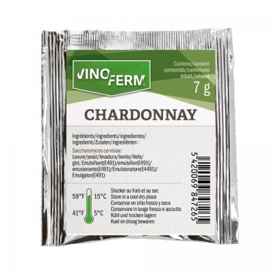 Weinhefe, Trockenhefe Wein - Vinoferm Chardonnay, 7g foto