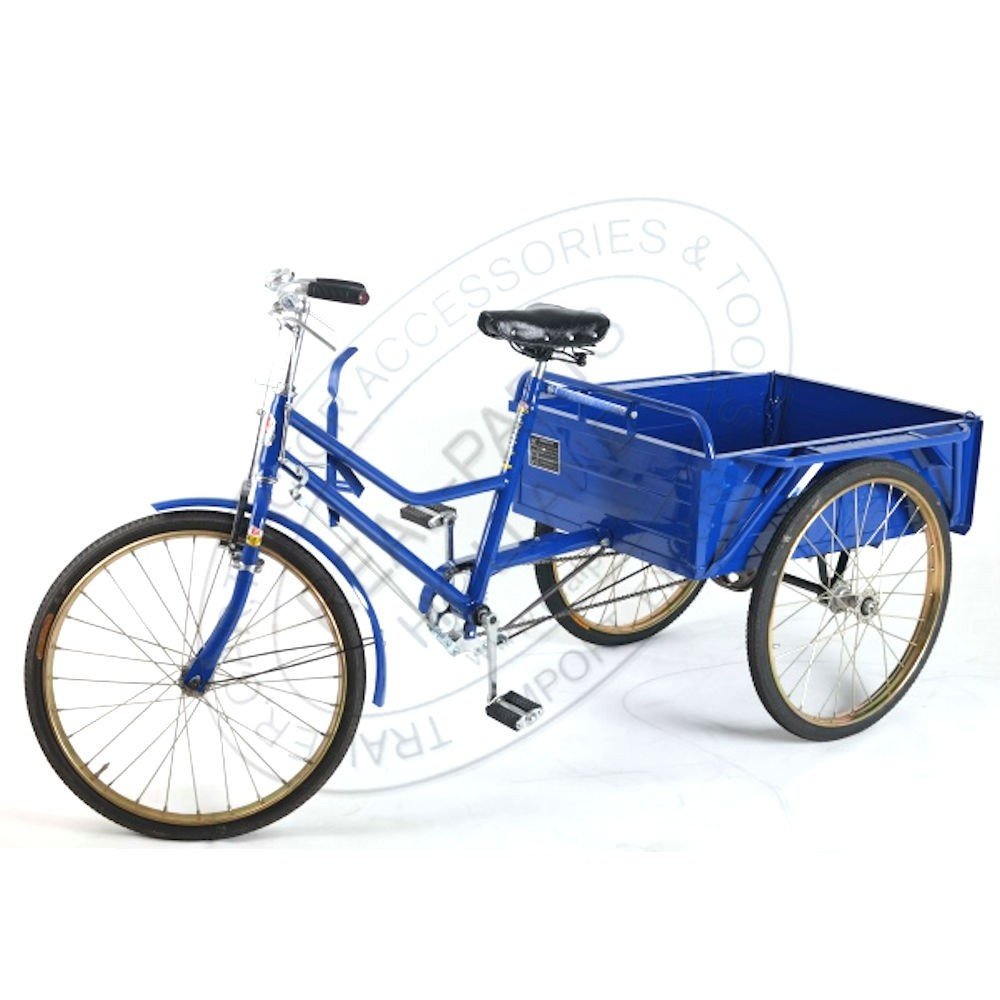 Tricicleta clasica pentru adulti cu lada metalica pentru transport,  triciclu | arhiva Okazii.ro