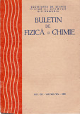 AS - BULETIN DE FIZICA SI CHIMIE ANUL XIV - VOLUMUL XIV - 1990