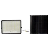 Proiector LED cu incarcare solara V-tac, 30W, 2300lm, lumina rece, 6400K, negru