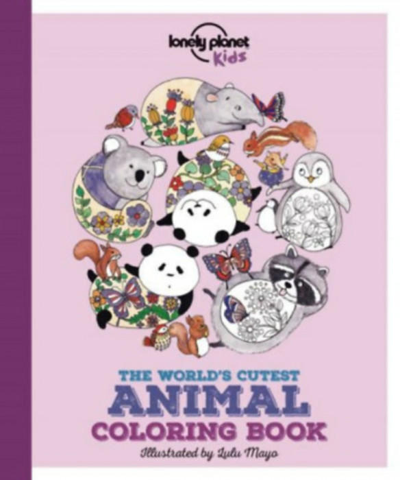 World&#039;s Cutest Animal Colouring Book - Lulu Mayo