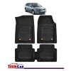 Covorase Auto TeamCar&reg; Tip Tavita Compatibile Renault Megane II Combi (2005-2009) Negru Material Rezistent, Cauciuc