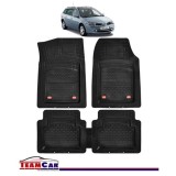 Covorase Auto TeamCar&reg; Tip Tavita Compatibile Renault Megane II Combi (2005-2009) Negru Material Rezistent, Cauciuc
