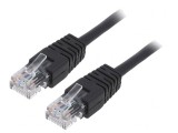 Patch cord UTP Cat5e Negru 3m, Gembird