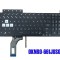 Tastatura Laptop Gaming, Asus, ROG Strix G G731G, G731GT, G731GU, G731GV, G731GW, G731GT, iluminata RGB 8 pini, layout US