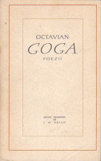 OCTAVIAN GOGA - POEZII ( EDITIE I. D. BALAN ) foto