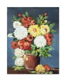 Cumpara ieftin Tablou pictat manual, Parfum floral, vaza cu flori, 45x35cm ulei pe panza, gata de agatat pe perete