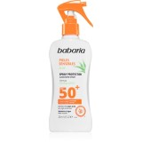 Babaria Sun Sensitive spray solar pentru piele sensibila SPF 50+ 200 ml