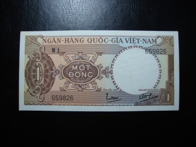 VIETNAM 1 DONG UNC foto