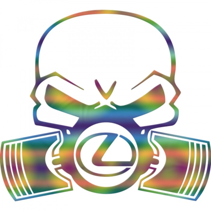 Sticker Lexus Toxic , Autocolant cu Design Indraznet pentru Masina Ta