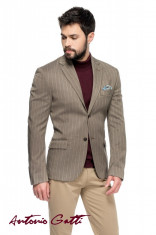 Sacou Barbati Maro Clasic Slim Fit din Lana S002 Col18 foto