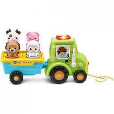 Jucarie interactiva Tractor cu animale, 12-36 luni, Vtech Baby