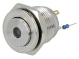 Comutator Anti-Vandalism Roșu IP65 2A 36VDC