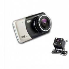 Camera Video Auto Dubla Techstar&reg; T810 FullHD Cu Functia WDR si Ecran IPS 4inch