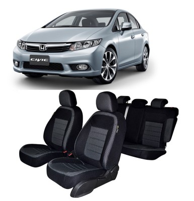 Huse scaune Auto Dedicate HONDA CIVIC 2012-2016 (BANCHETA FRACTIONATA) foto