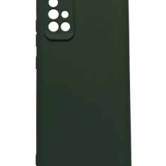 Husa telefon compatibila cu Samsung Galaxy A71 4G, A71, Verde, Cu interior de catifea, 173HT