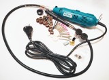 Cumpara ieftin Polizor drept cu bowden flexibil 130W &ndash; set 100 accesorii