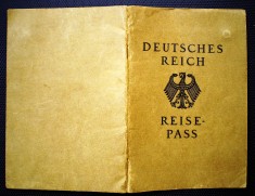 O.091 GERMANIA BAYERN PASAPORT DEUTSCHES REICH REISEPASS 1925 foto
