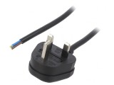 Cablu Alimentare 3x1mm2 1m Negru 13A 250V