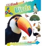 Carte pentru copii DK Findout! Birds despre păsări, v&acirc;rsta 5-8 ani