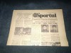 ZIARUL SPORTUL 5 AUGUST 1981