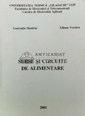 SURSE ŞI CIRCUITE DE ALIMENTARE - 2001 - Laurențiu Dimitriu ($W93)