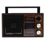 Radio portabil clasic, 11 benzi, 3W, alimentara duala, ABS, Leotec
