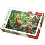 Puzzle Trefl calatoria dinozaurilor 60 piese