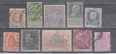 M2 - R1 6 - TIMBRE FOARTE VECHI - BELGIA foto