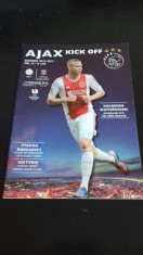 Program fotbal AJAX AMSTERDAM - STEAUA 2012-2013 Europa League foto
