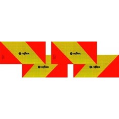 Placi reflectorizante vehicul scurt Reflex set 4buc
