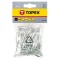 Set 50 buc. nituri de aluminiu 4,8 x 8 mm TOPEX 43E501 HardWork ToolsRange
