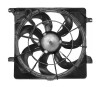GMV radiator electroventilator Kia Sorento (UM), 2015-, motor 2.2 CRDI 145/147kw, diesel, 468 mm; 3 pini,