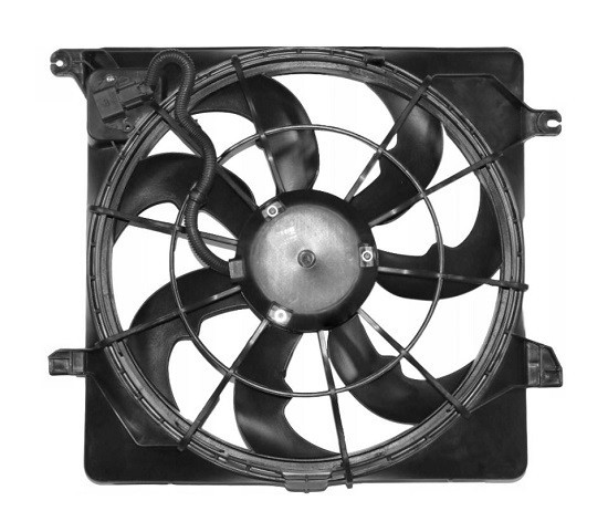 GMV radiator electroventilator Kia Sorento (UM), 2015-, motor 2.2 CRDI 145/147kw, diesel, 468 mm; 3 pini,
