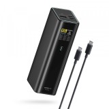 Baterie Externa Cuktech PB200U, 20000mAh, 210W, QC + PD, 1 x USB-A - 2 x USB-C, Alba CKPB200UGLGR