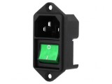 Conector Alimentare AC IEC 60320 KEB2 10A 250VAC