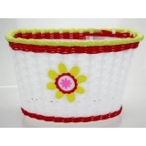 Cos biciclete copii HL-BS02-8 pentru roti 16&quot;, material plastic, culoare alb Cod:A643