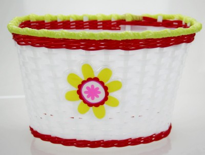 Cos biciclete copii HL-BS02-8 pentru roti 16&amp;quot;, material plastic, culoare alb Cod:A643 foto
