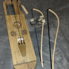 Instrument muzical folk, scandinav - taglharpa/jouhikko (lira arcata)