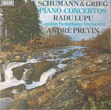 Disc vinil, LP. Piano Concertos-Schumann, Grieg, Radu Lupu, London Symphony Orchestra, Andr&eacute; Previn, Clasica