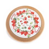 Cumpara ieftin Suport Vase Fierbinti Decorer Ceramica Pluta Capsuni D20cm Multicolor