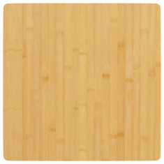 vidaXL Blat de masă, 50x50x2,5 cm, bambus
