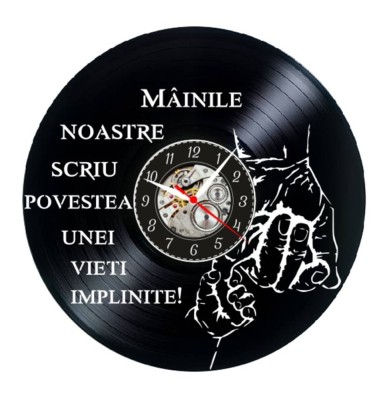 Povestea Unei Vieți &amp;Icirc;mplinite-ceas de perete foto