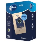 Saci aspirator S-bag Classic MultiBag E200SM, 15 bucati, Electrolux