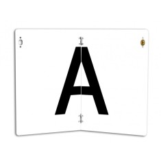 Placa Insemn -A- 400X300 Mm Aluminiu Pliabila Vertical